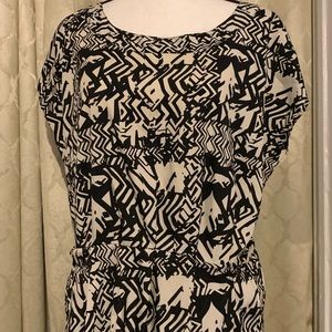 Love chesley dress black white SZ 2X